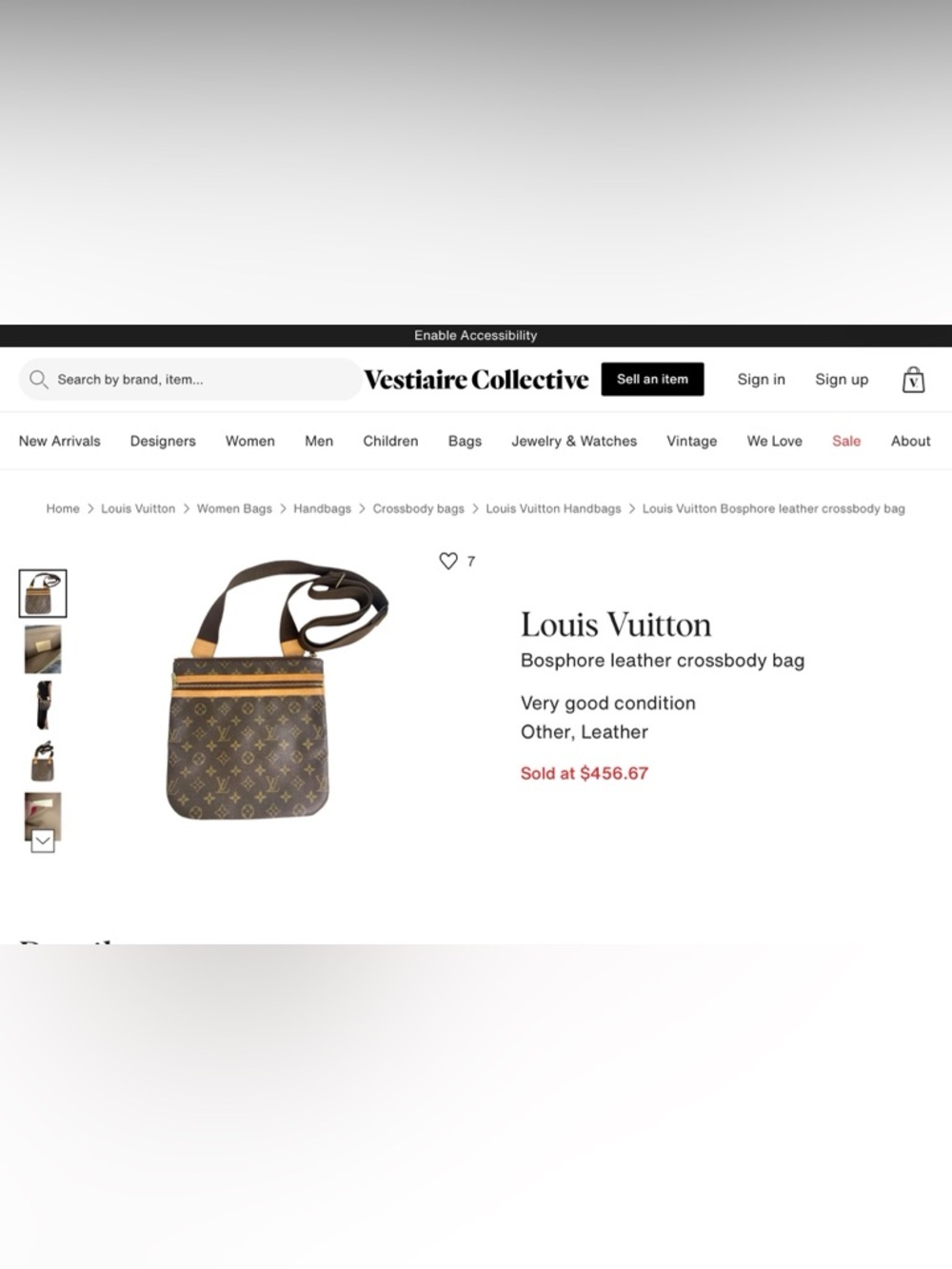 Louis Vuitton Bosphore Pochette Monogram Canvas - Picture 15 of 15